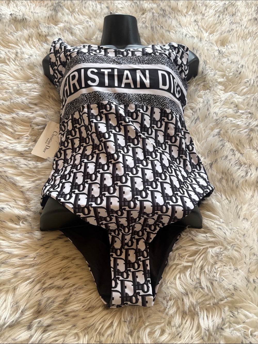 Dior Black & White Monogram women One-Piece - Picture 7 of 9